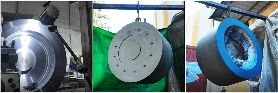 Hydro End Cap Blank OD Pipe 18-INCH