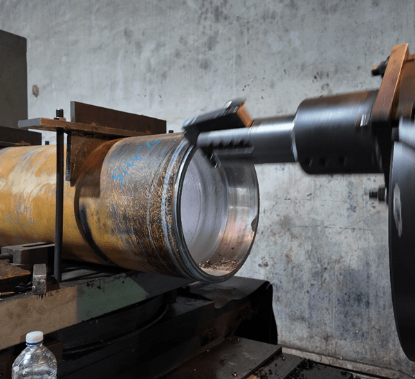 Machining and J-Bevelling of 16-inch Inconel 625 Pipe