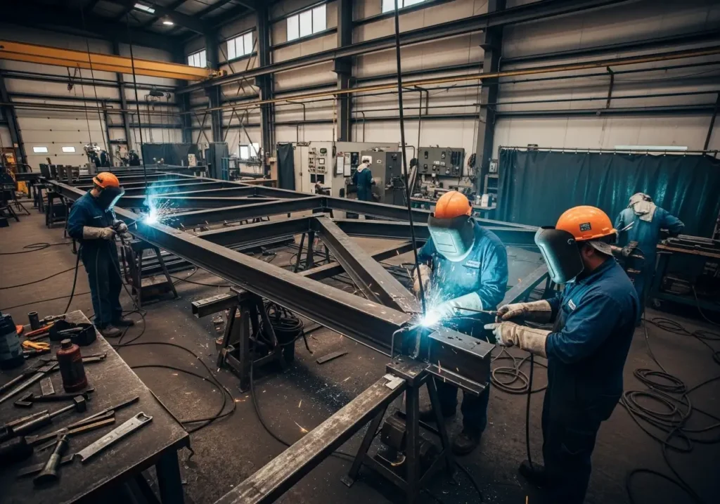 Proses Kerja Fabrikasi Baja